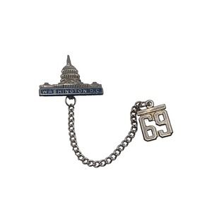 Vintage 1969 Washington DC double brooch